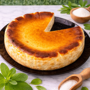 Cheesecake San Sebastián sem açúcar